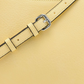 Bolsa transversal feminina Calvin Klein Reyna amarela, tamanho único