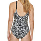 Calvin Klein Twist Tummy Control Maiô Feminino Branco Tamanho 6
