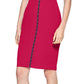 Vestido Calvin Klein Feminino com Logo e Elástico Rosa Tamanho 4