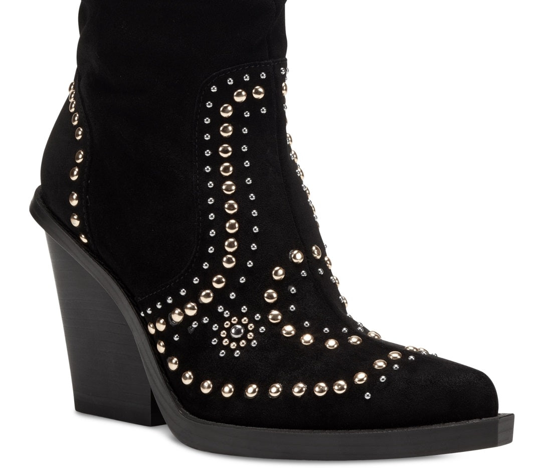 Bota Larna Western Feminina Jessica Simpson Preta Tamanho 7,5 M