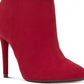 Jessica Simpson Lerona Botas Femininas de Bico Fino Vermelhas Tamanho 8,5 M