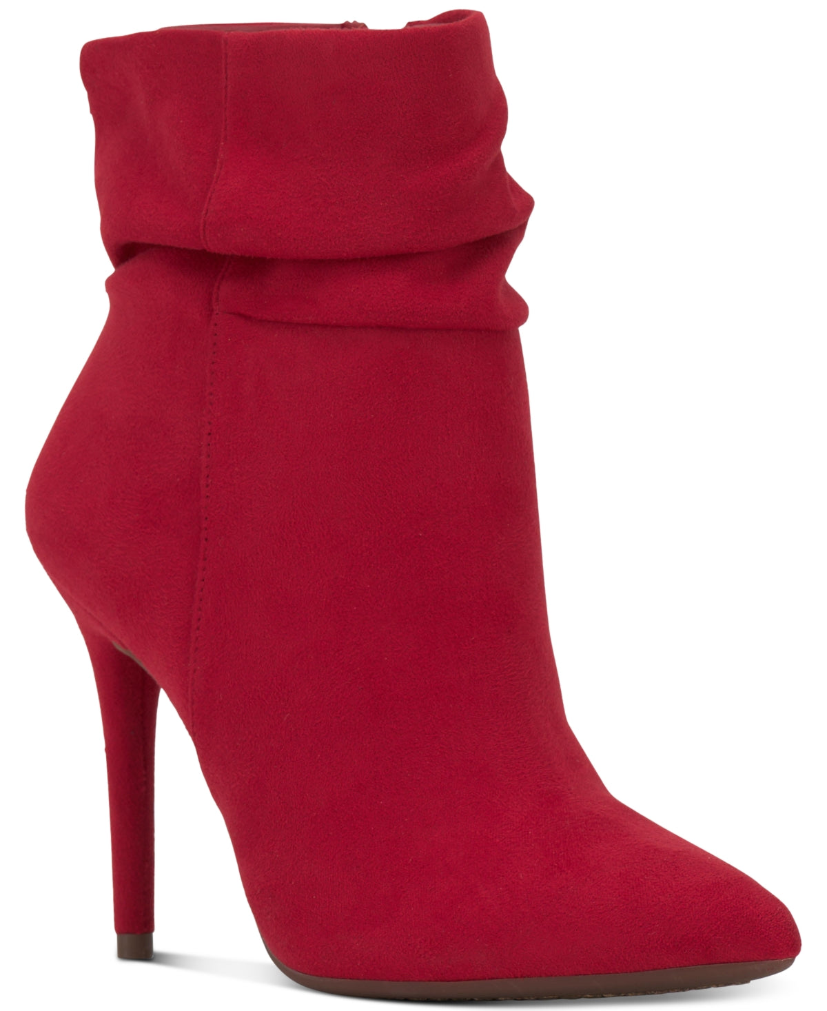 Jessica Simpson Lerona Botas Femininas de Bico Fino Vermelhas Tamanho 8,5 M