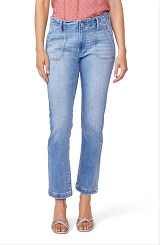 Paige Women's Mayslie Ankle Straight Leg Jeans Blue Size 31