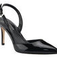 Marc Fisher Davon Scarpin Feminino Bico Fino Preto Tamanho 6 M