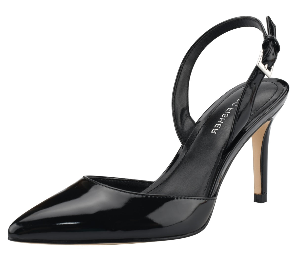 Marc Fisher Davon Scarpin Feminino Bico Fino Preto Tamanho 6 M