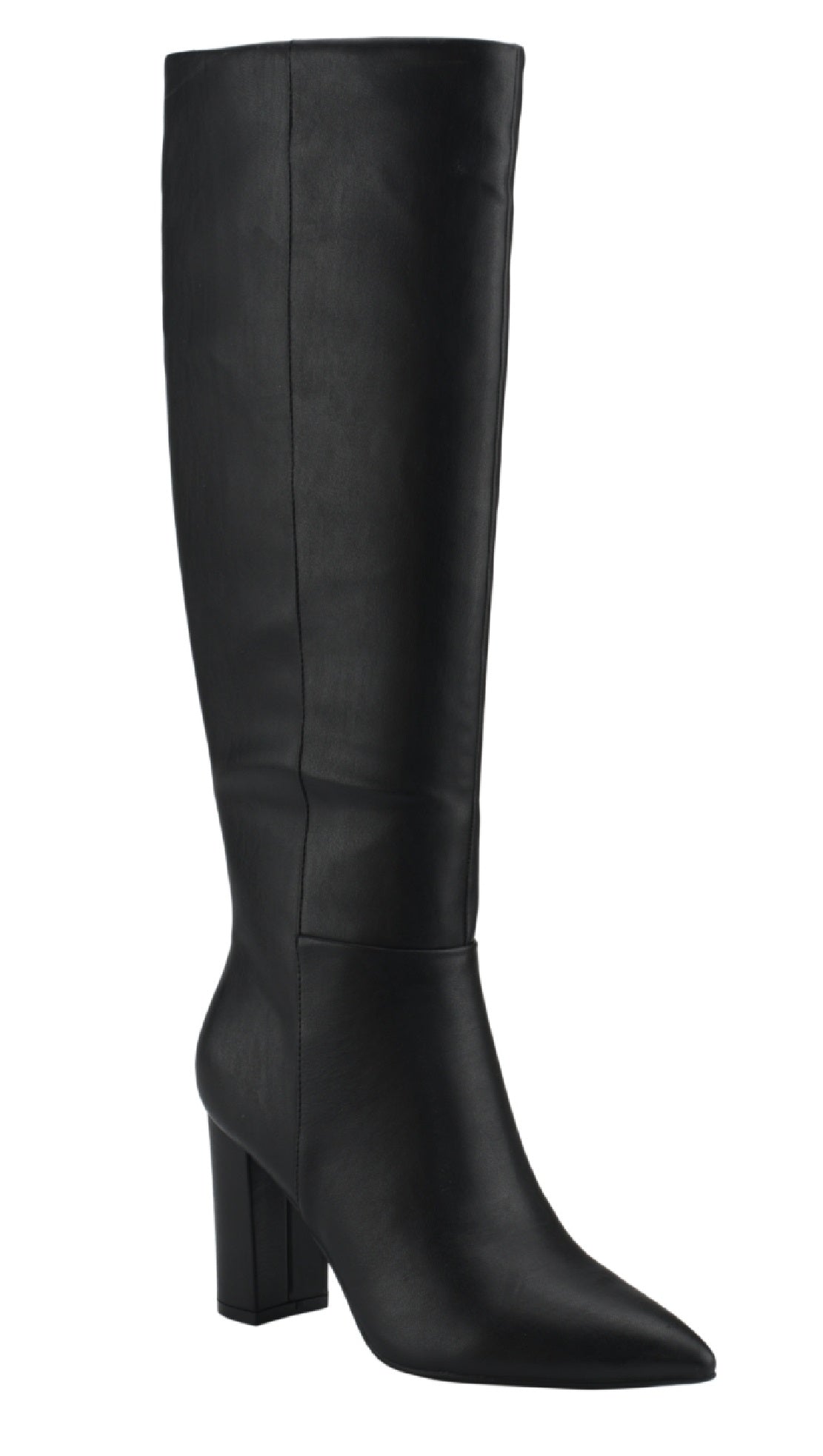 Botas sociais femininas Marc Fisher Grapple Tall, pretas, tamanho 6,5 M