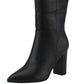 Botas sociais femininas Marc Fisher Grapple Tall, pretas, tamanho 6,5 M