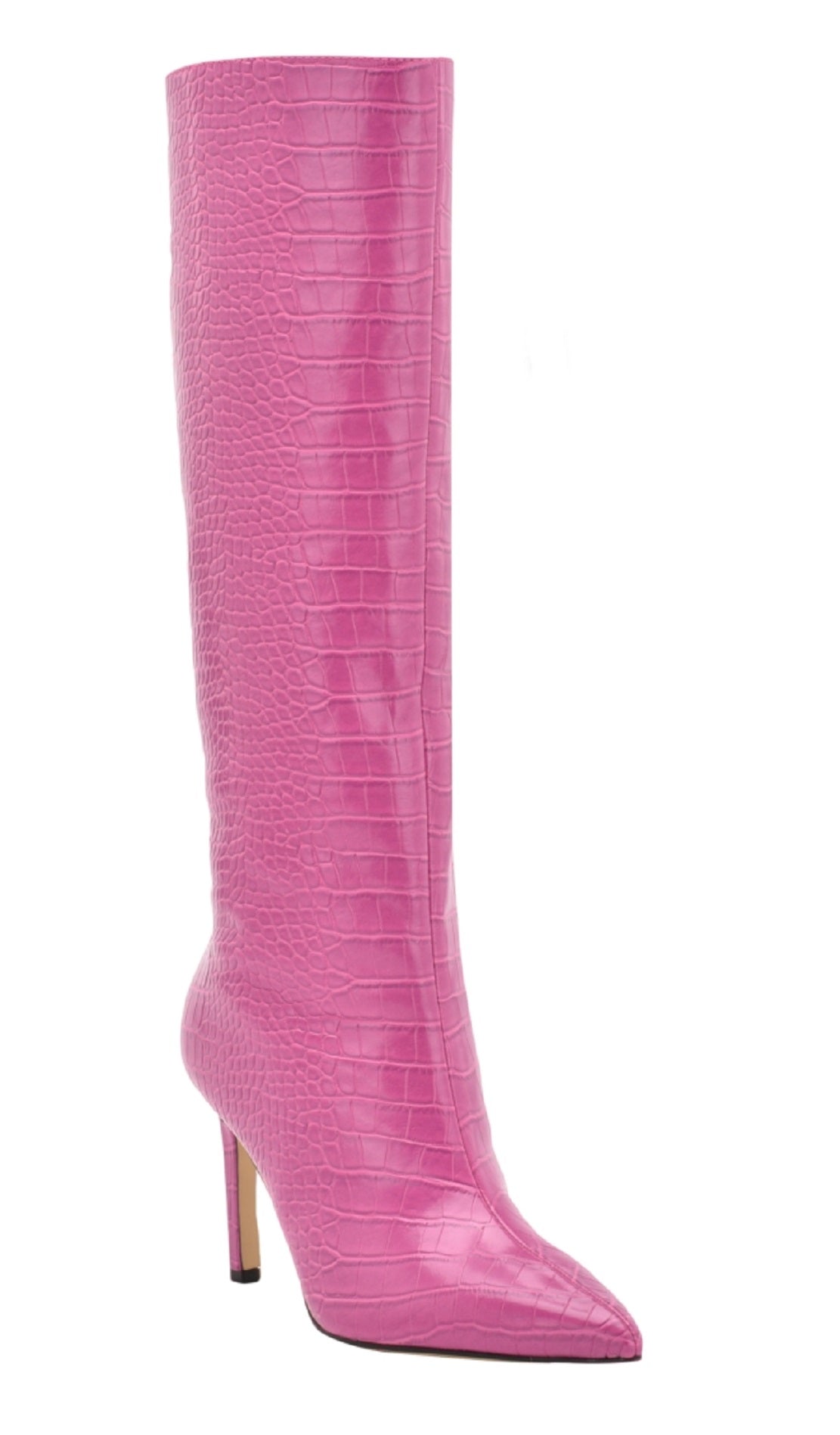 Bota feminina GUESS Dayton de cano alto rosa tamanho 8,5 M