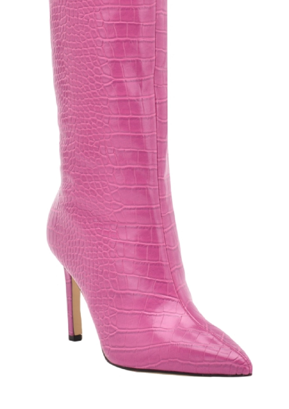Bota feminina GUESS Dayton de cano alto rosa tamanho 8,5 M