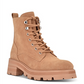Botas femininas Lucien com cadarço, tamanho 10, marrom, da Marc Fisher Ltd.