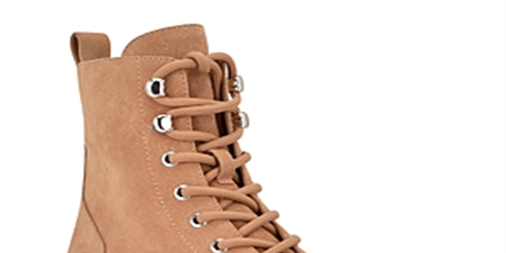 Botas femininas Lucien com cadarço, tamanho 10, marrom, da Marc Fisher Ltd.