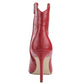 Botas Marc Fisher Revati Pointy Toe Femininas Vermelhas Tamanho 8,5 M