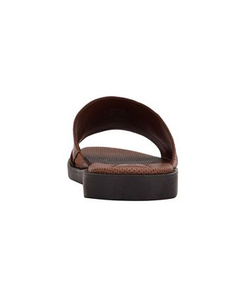 Sandálias Calvin Klein Ethan Slip-on Masculinas Marrons Tamanho 8