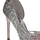 Vestido com salto agulha Folowe e bico fino feminino Nine West, rosa, tamanho 9,5 m