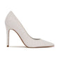 Sapatos de salto fino Nine West para noivas, tamanho 5,5 M, brancos