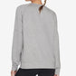 Skechers Skechluxe Restful Crewneck Feminino Cinza Tamanho X-Grande