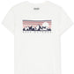 Camiseta feminina Bass Outdoor Shimmy Graphic, branca, tamanho X-S