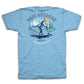 Camiseta Bass Outdoor Paddled Masculina Azul Tamanho X-G