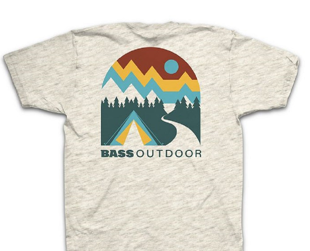 Camiseta Campadre Masculina Bass Outdoor Marrom Tamanho Grande