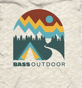 Camiseta Campadre Masculina Bass Outdoor Marrom Tamanho Grande