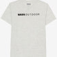 Camiseta masculina forrada Bass Outdoor, bege, tamanho extragrande