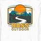 Camiseta Mesa Path Masculina Bass Outdoor Branca Tamanho P