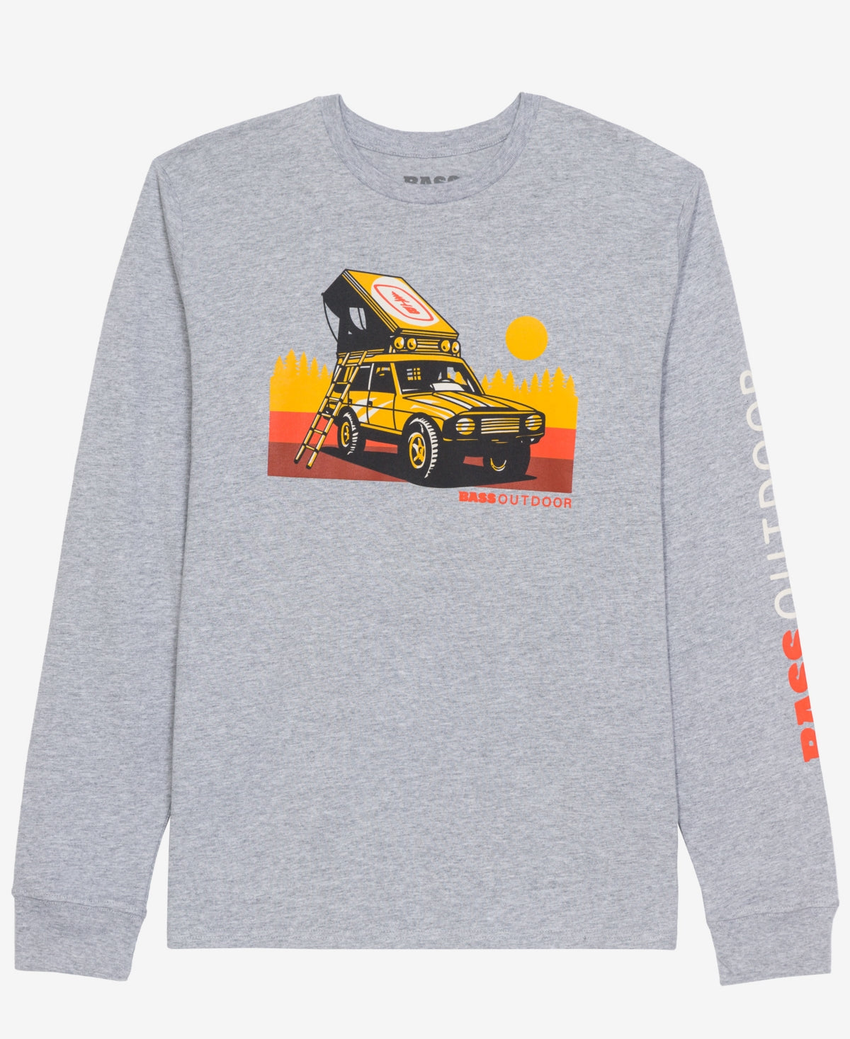 Camiseta Topsy Masculina Bass Outdoor Cinza Tamanho XX-G