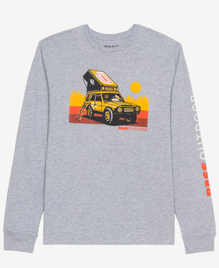 Camiseta Topsy Masculina Bass Outdoor Cinza Tamanho XX-G