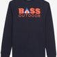 Camiseta Campa Bro Masculina Bass Outdoor Azul Tamanho Médio