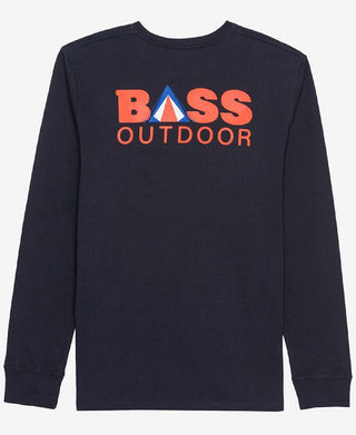 Camiseta Campa Bro Masculina Bass Outdoor Azul Tamanho Médio
