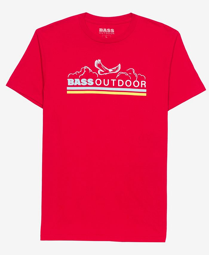 Camiseta Bass Outdoor Float Masculina Vermelha Tamanho P