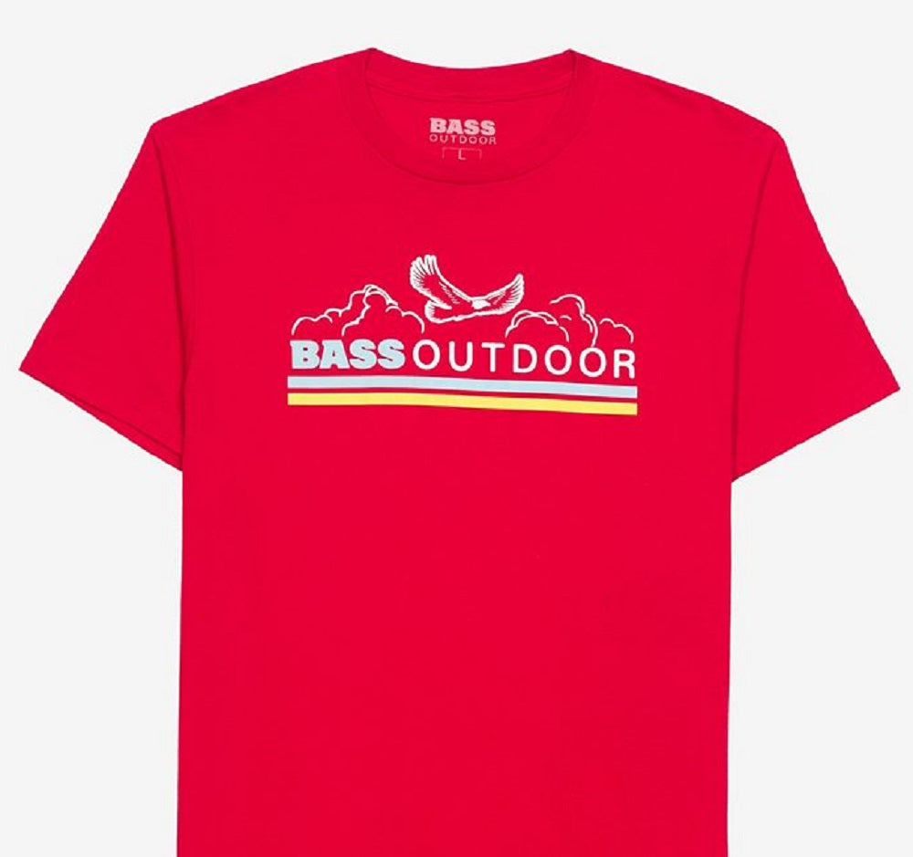 Camiseta Bass Outdoor Float Masculina Vermelha Tamanho P