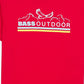 Camiseta Bass Outdoor Float Masculina Vermelha Tamanho P