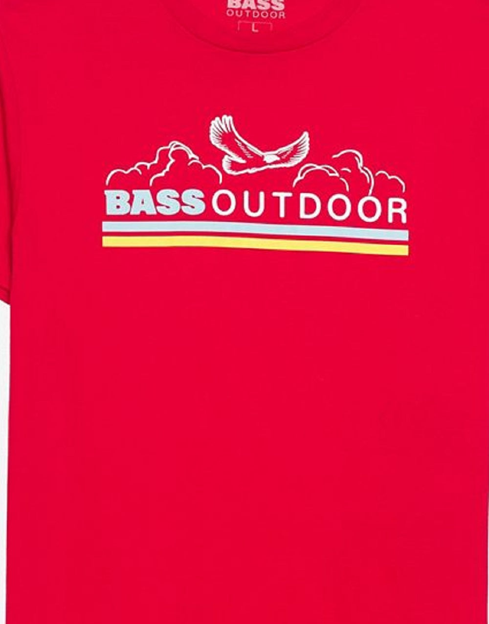 Camiseta Bass Outdoor Float Masculina Vermelha Tamanho P