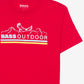 Camiseta Bass Outdoor Float Masculina Vermelha Tamanho XX-G