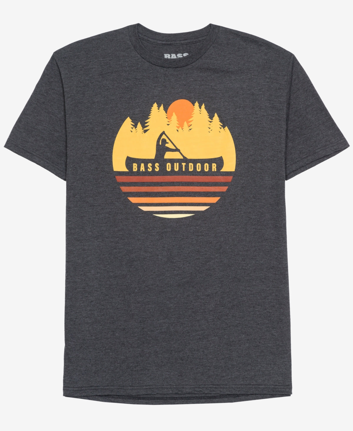 Camiseta Bass Outdoor Paddled Masculina Cinza Tamanho X-G
