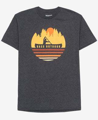 Camiseta Bass Outdoor Paddled Masculina Cinza Tamanho XX-G