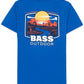 Camiseta Mesa Path Masculina Bass Outdoor Azul Tamanho P