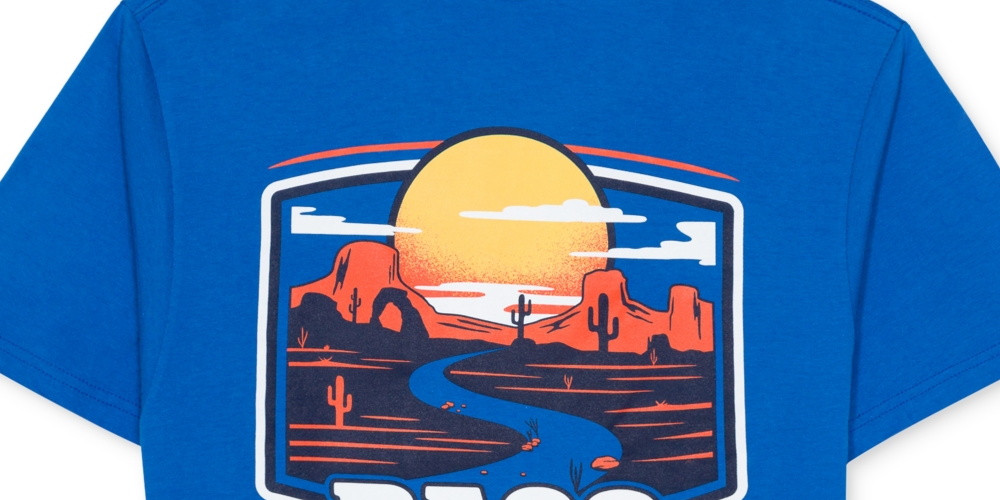 Camiseta Mesa Path Masculina Bass Outdoor Azul Tamanho M