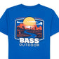 Camiseta Mesa Path Masculina Bass Outdoor Azul Tamanho X-G