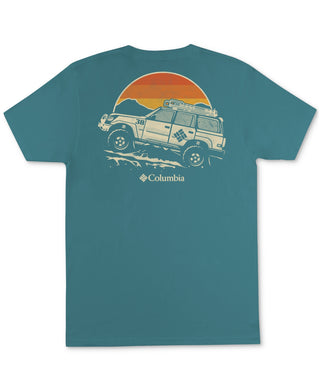 Camiseta Columbia Kono Graphic Masculina Verde Tamanho XG