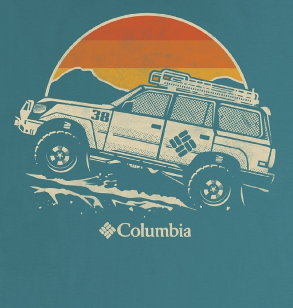 Camiseta Columbia Kono Graphic Masculina Verde Tamanho XG