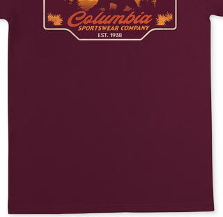 Camiseta Columbia Kujo Graphic Masculina Vermelha Tamanho Grande