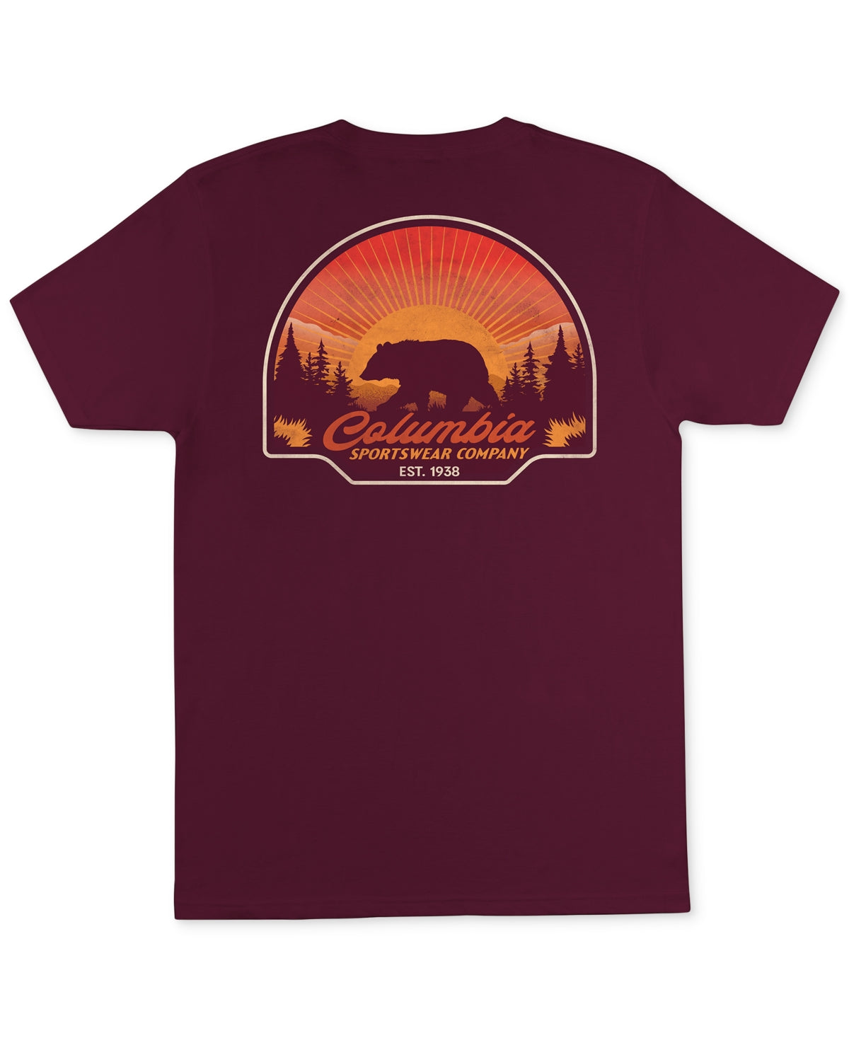 Camiseta Columbia Kujo Graphic Masculina Vermelha Tamanho X-G