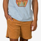 Camiseta masculina Junk Food Trip In Peace, azul, tamanho pequeno