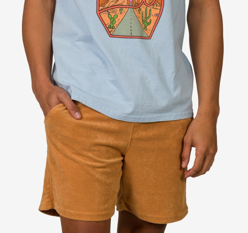 Camiseta masculina Junk Food Trip In Peace, azul, tamanho pequeno
