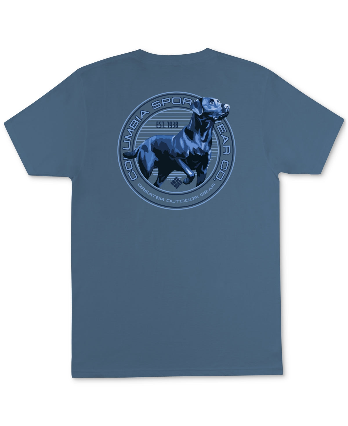 Camiseta Columbia Masculina Musk Graphic Azul Tamanho GG