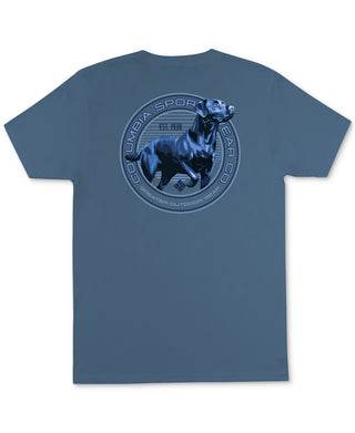 Camiseta Columbia Masculina Musk Graphic Azul Tamanho GG