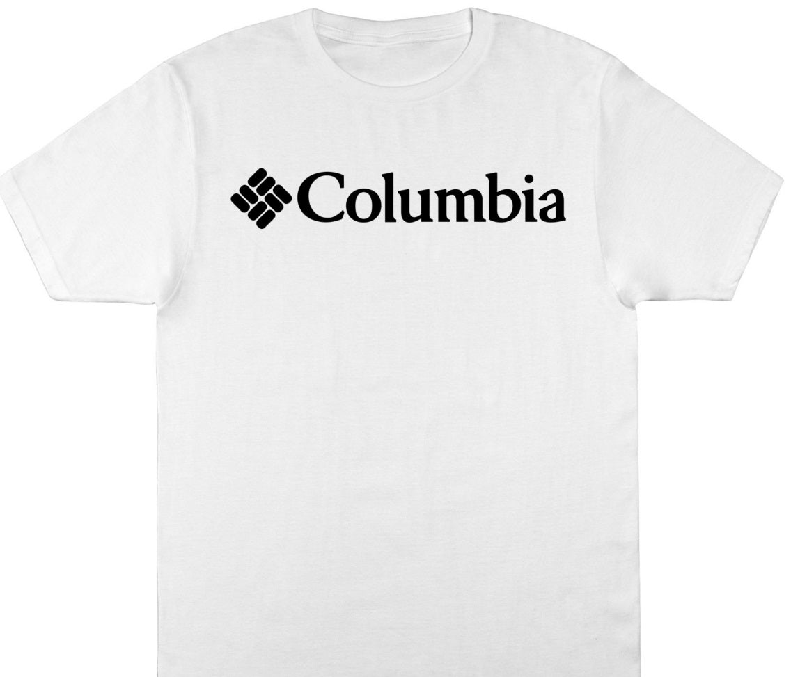 Camiseta Columbia Masculina Franchise Manga Curta Branca Tamanho P