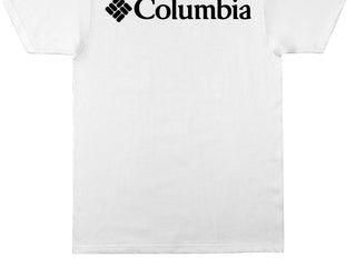 Camiseta Columbia Masculina Franchise Manga Curta Branca Tamanho P